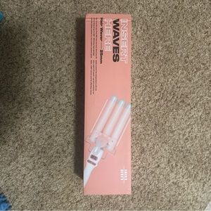 INH Insert Waves Here Deep Wave Iron 3 Barrel Hair Waver 25mm Tourmaline New